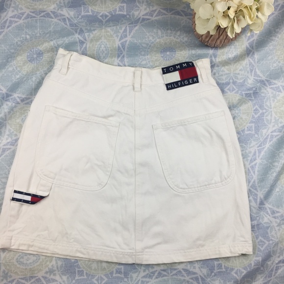 tommy hilfiger white skirt